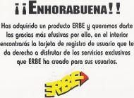 Tarjeta de registro